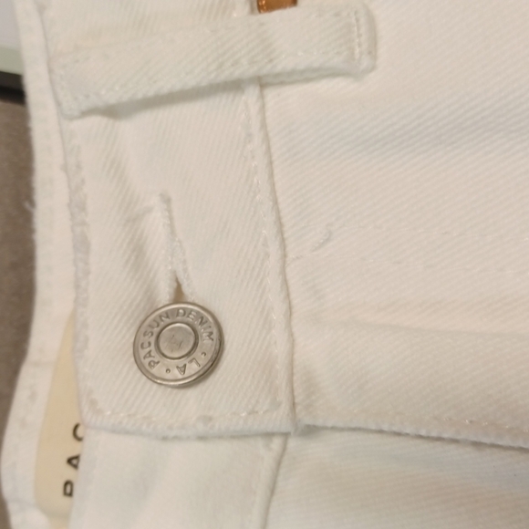NEW Pacsun White Mom Jean High Rise SZ 4/26 Distressed Cropped Ankle Tapered - Picture 9 of 16